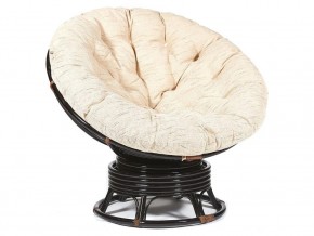 Кресло-качалка Papasan w 23/01 B с подушкой Antique brown, ткань Старт в Чайковском - chajkovskij.magazin-mebel74.ru | фото