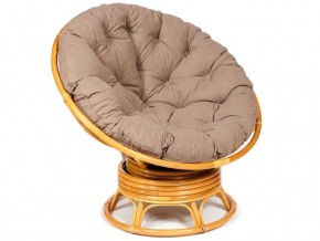 Кресло-качалка Papasan w 23/01 B с подушкой Honey, экошерсть Коричневый в Чайковском - chajkovskij.magazin-mebel74.ru | фото