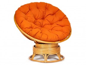 Кресло-качалка Papasan w 23/01 B с подушкой Honey, ткань Оранжевый в Чайковском - chajkovskij.magazin-mebel74.ru | фото