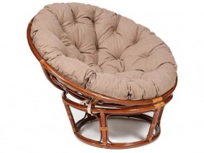 Кресло Papasan 23/01 W с подушкой Pecan, экошерсть Коричневый в Чайковском - chajkovskij.magazin-mebel74.ru | фото