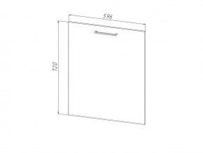 П 60 Комплект для посудомоечной машины 600 мм (цоколь + фасад) ЛДСП в Чайковском - chajkovskij.magazin-mebel74.ru | фото